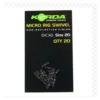 Korda Micro Rig Swivel 1 Korda Micro Rig Swivel -Exporteren Vissen Vreugde Winkel 10016102538Korda Micro Rig Swivel 20 pcs