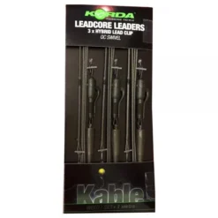 Korda Leadcore Leaders Hybrid Lead Clip QC Swivel Weed Silt