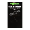 Korda Swivels Size 8 - 20 Pcs -Exporteren Vissen Vreugde Winkel 10141512992Korda Swivels Size 8 20 pcs