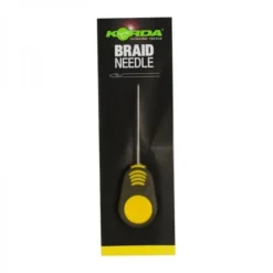 Korda Braided Hair Needle 7cm Yellow Handle