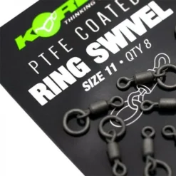 Korda PTFE Coated Ring Swivel Size11 -Exporteren Vissen Vreugde Winkel 1402559Korda PTFE Coated Ring Swivel Size11