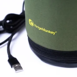 Ridgemonkey Ecopower USB Heated Gas Canister Cover -Exporteren Vissen Vreugde Winkel 1446926Ridgemonkey Ecopower USB Heated Gas Canister Cover 5