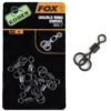 Fox Edges Double Ring Swivel Size 7 -Exporteren Vissen Vreugde Winkel 4174p 20128